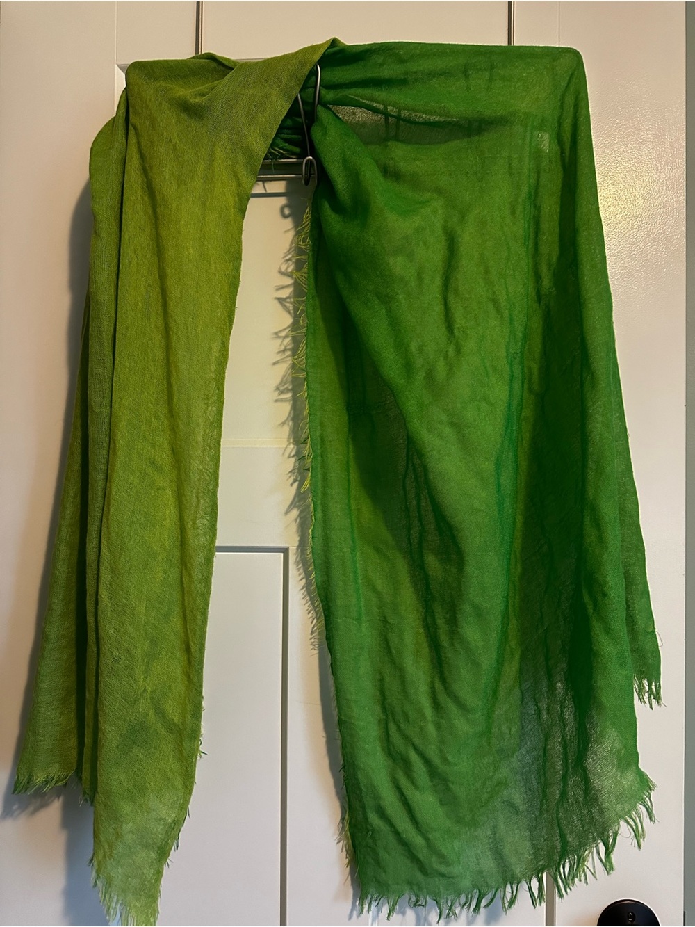 Two Tone Green Women's lightweight Scarf